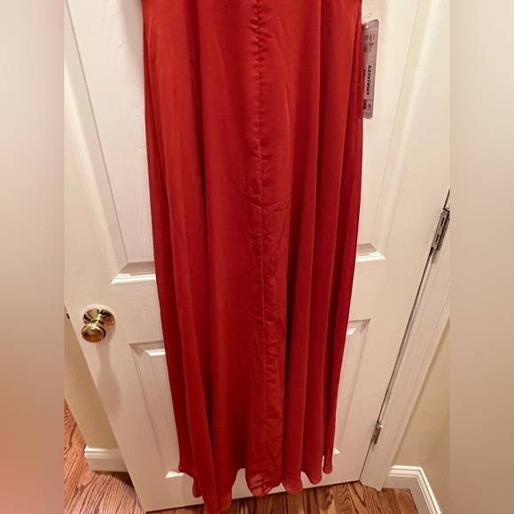 NWT Azazie Jay Bridesmaid Dress in Rust - Picture 10 of 13
